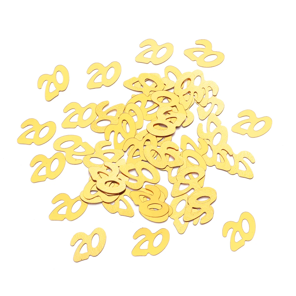 

1200 Pcs Happy Birthday Decorations Confetti Anniversary for Party Decorate Number