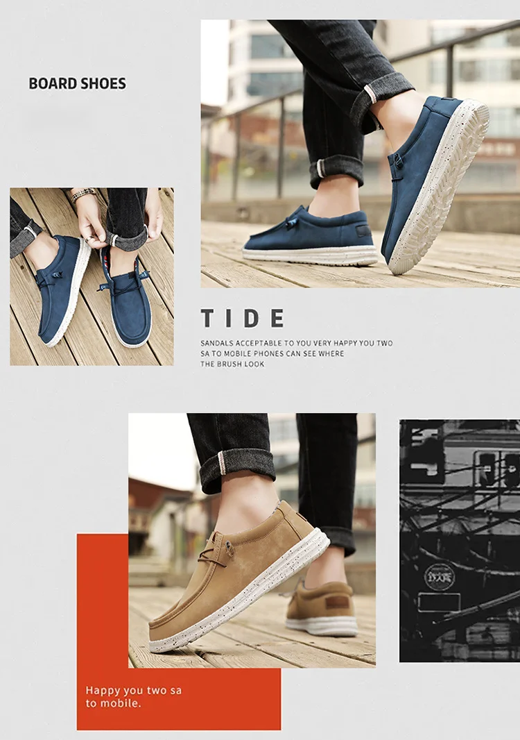 Marke Frühling Sommer Mokassins Männer Halbschuhe Hochwertige echte Lederschuhe Männer Wohnungen Leichte Fahrschuhe_voghion.com