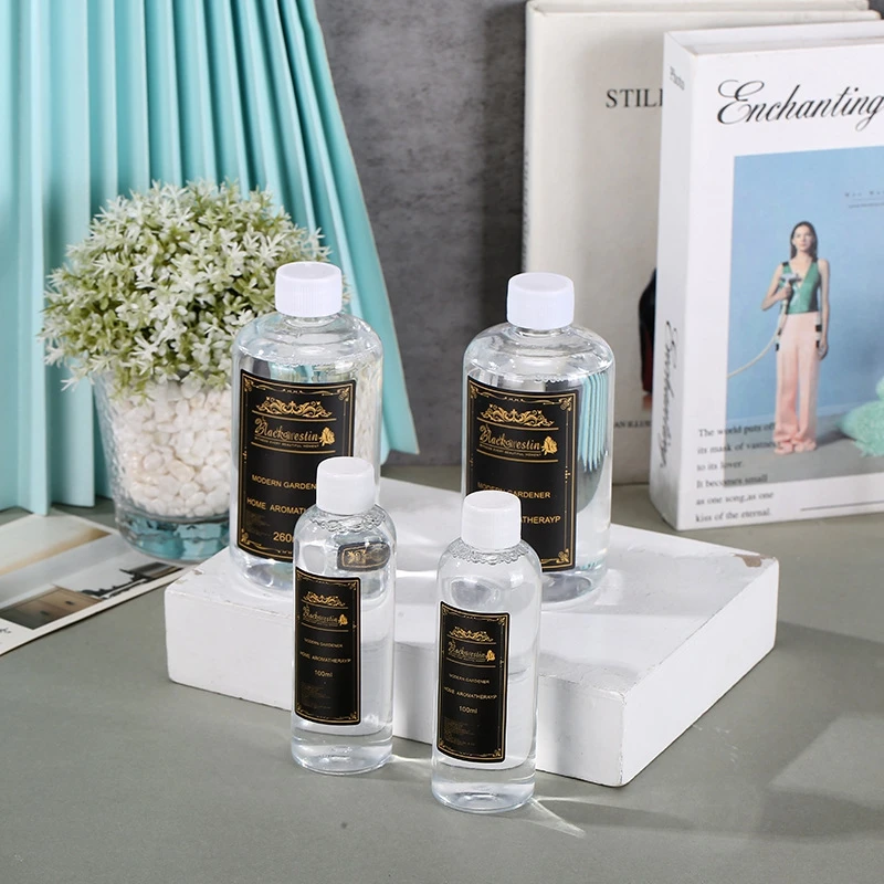 100/260ml Reed Diffuser Refill Long-Lasting Air Freshener Essential Oil Aroma Diffuser for Hotel Home Office Decor DIY Perfume