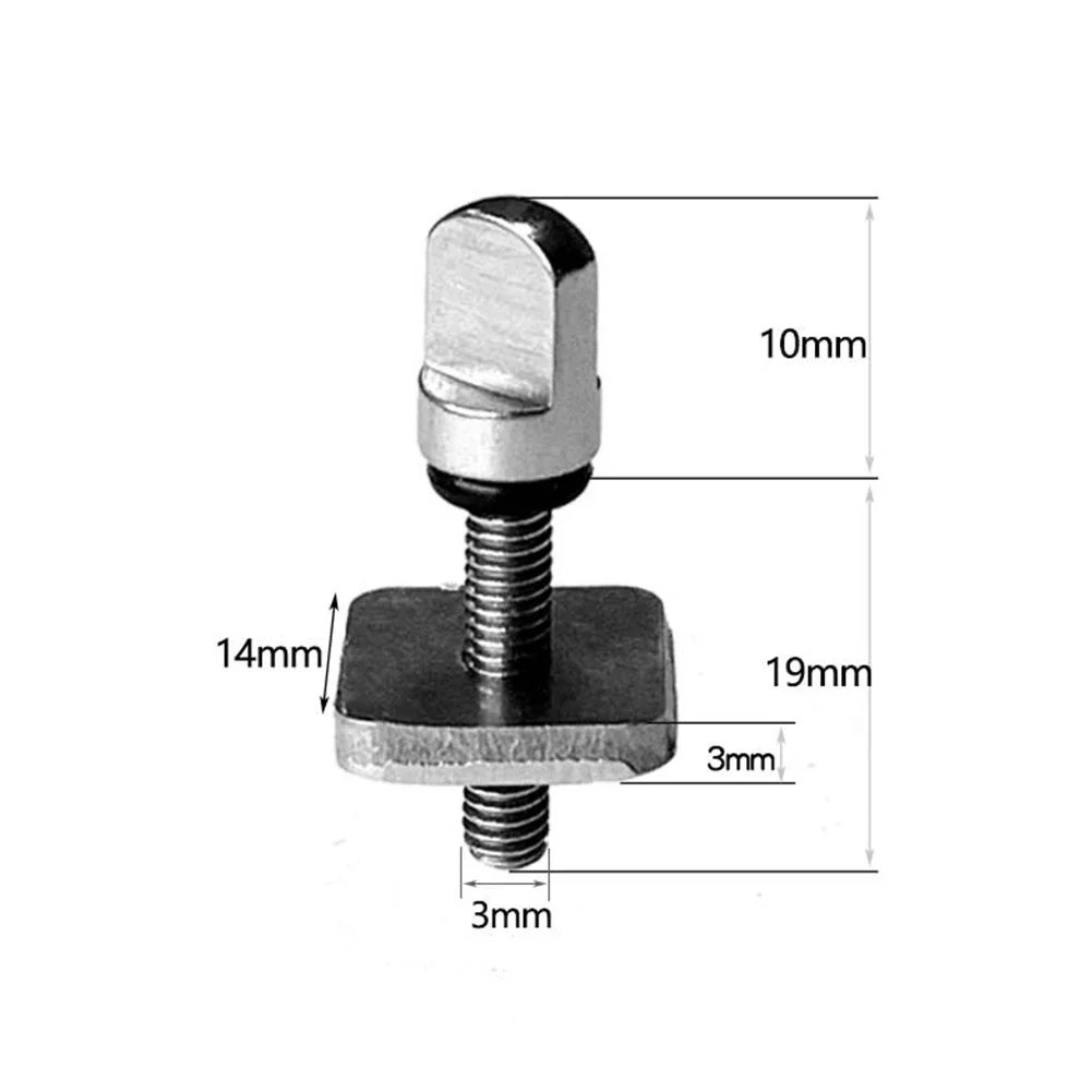Surfboard Fin Surfboard Screws 3/4/6pcs Stainless Steel Surfboard Fin Screw Surf Fin Bolts Longboard Sliding Screws Single Nails Replacing Screws