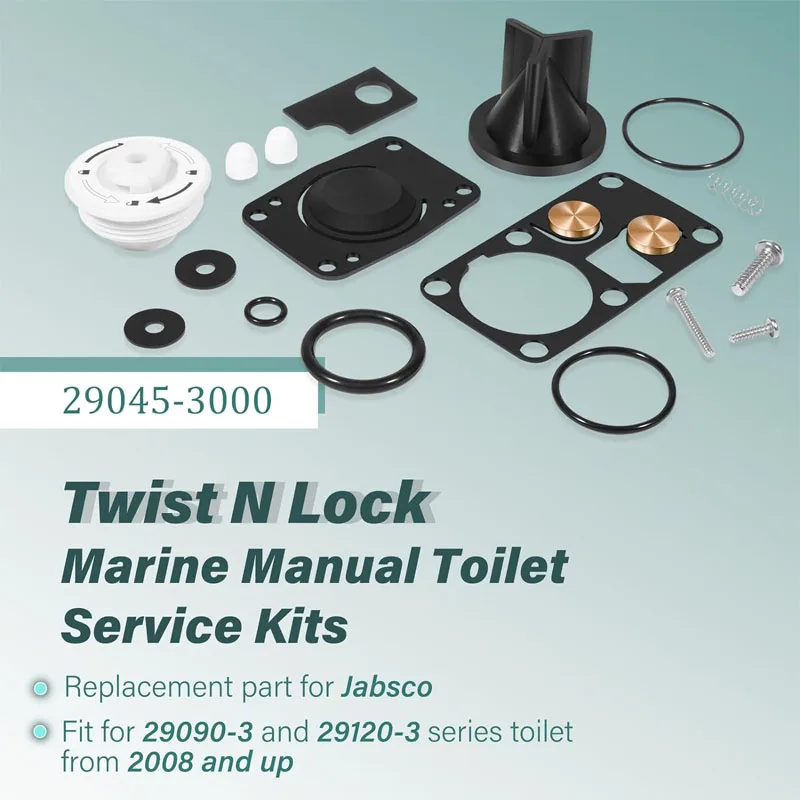 29045-3000-twist-n-lock-marine-manual-toilet-service-kits-replace-for-jabsco-29090-3-29120-3-series-toilet-2008-and-up