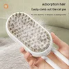 New Pet Spray Comb for Cats and Dogs Pet Electric Spray Hair Removal Comb One Key Spray Anti-Flying Massage Brush, Clean Massage 2