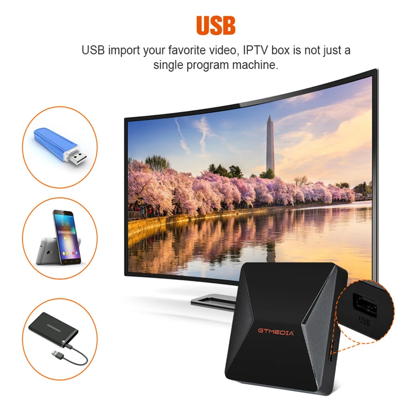GTMEDIA Ifire 2 M3U TV ڽ, HEVC H.265, 10 Ʈ Ʈ TV, BT /ͳ  ڽ,  M3U, ͽƮ ÷̾ ڴ