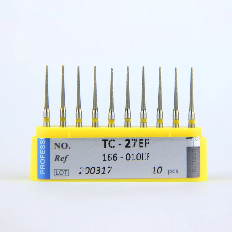 10 Teile/los Dental Diamant Bohrer Nadel/TC 1,6mm für High Speed Handstück Medium/Extra Feine/Super grob Zahnmedizin Schleifen Werkzeuge – Detail 15