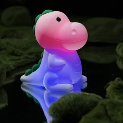 New LED Night Light Cute Dinosaur USB Charging Warm Light Colorful Dimming Bedroom Sleep Light Creative Gift