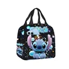 Disney Stitch Oxford Cloth Lunch Bag for Children Stitch Waterproof Insulated Outdoor Picnic Storage Box Cartoon Girls Handbag 5