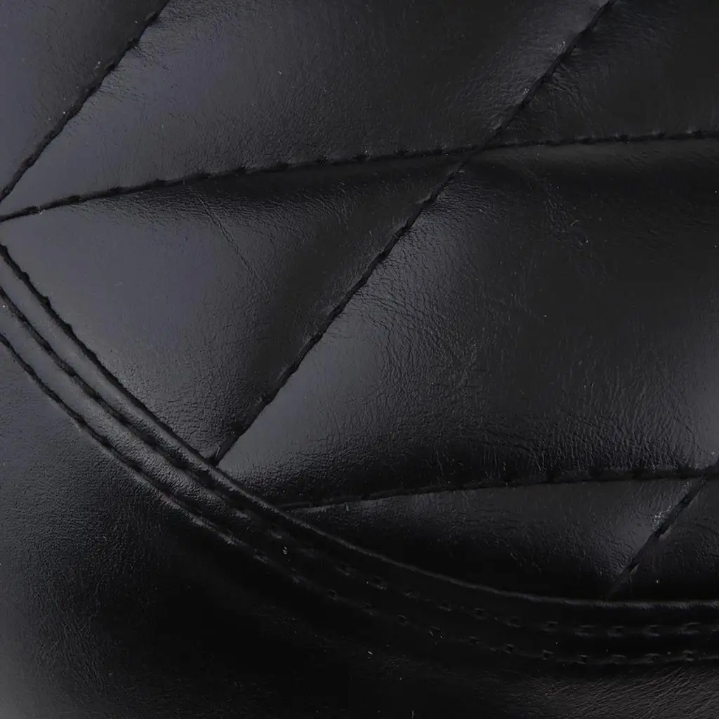 Black Motorcycle Cafe Racer Seat Flat Saddle 63cm/24.8 inch Long