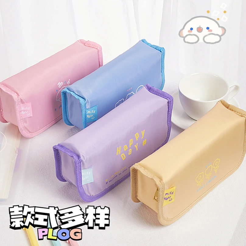 Pencil Case Lapiceras Estuche Escolar Rabbit Pencil Box Cute Pouch Pen Case  Japanese School Stationery Aesthetic Kawai Kalemlik - AliExpress