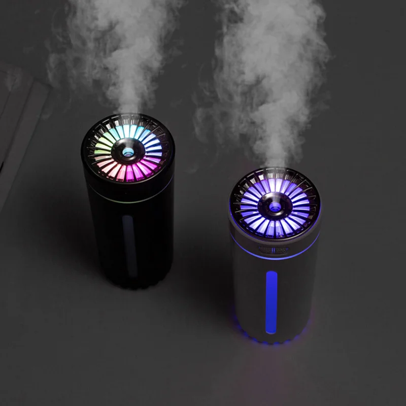 1pcs small silent portable USB car aromatherapy humidifier Colorful night light air humidifier