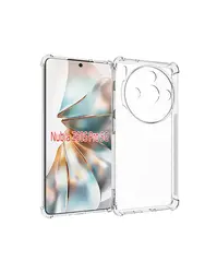 Clear Silicone TPU Shockproof Air Cushion Back Cover for ZTE nubia Z60S Pro (Clear Airbag Case)