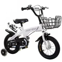 Vélos pour enfants pour garçons âgés de 3 à 10 ans, vélos pour enfants filles avec roues auxiliaires clignotantes 5
