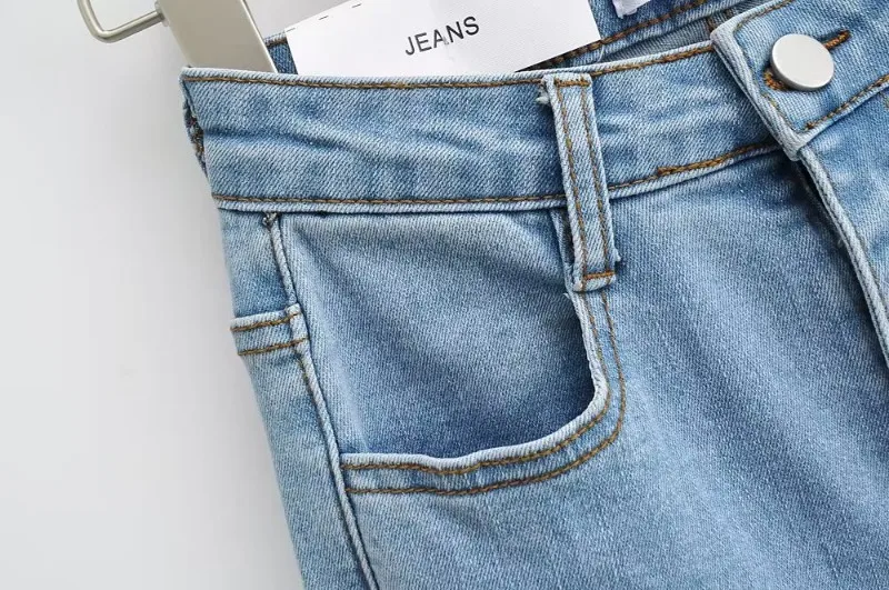 Pantalones vaqueros acampanados de verano para mujer, pantalones vaqueros largos ajustados, pantalones vaqueros elásticos azules de moda Y2K, pantalones vaqueros de cintura alta 2025