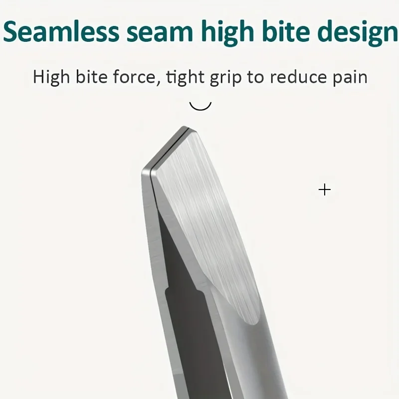 정밀 스테인리스 스틸 핀셋 눈썹 제모, 얼굴 털 제거, 잔털 제거, 블랙헤드 제거용 (비스듬한 팁)