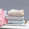 1Pc 34x75cm Coral Velvet Striped Thickened Soft Absorbent Home Bathroom Adult Hand Towel 4