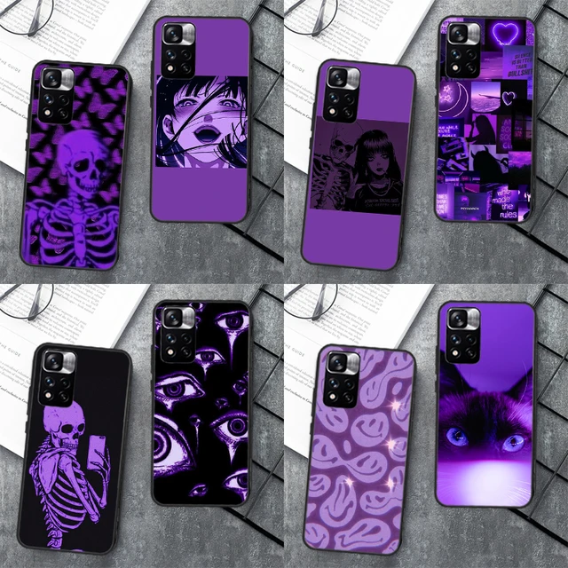 Coque violet Taperso pour Xiaomi Redmi NOTE 12 PRO avec motif