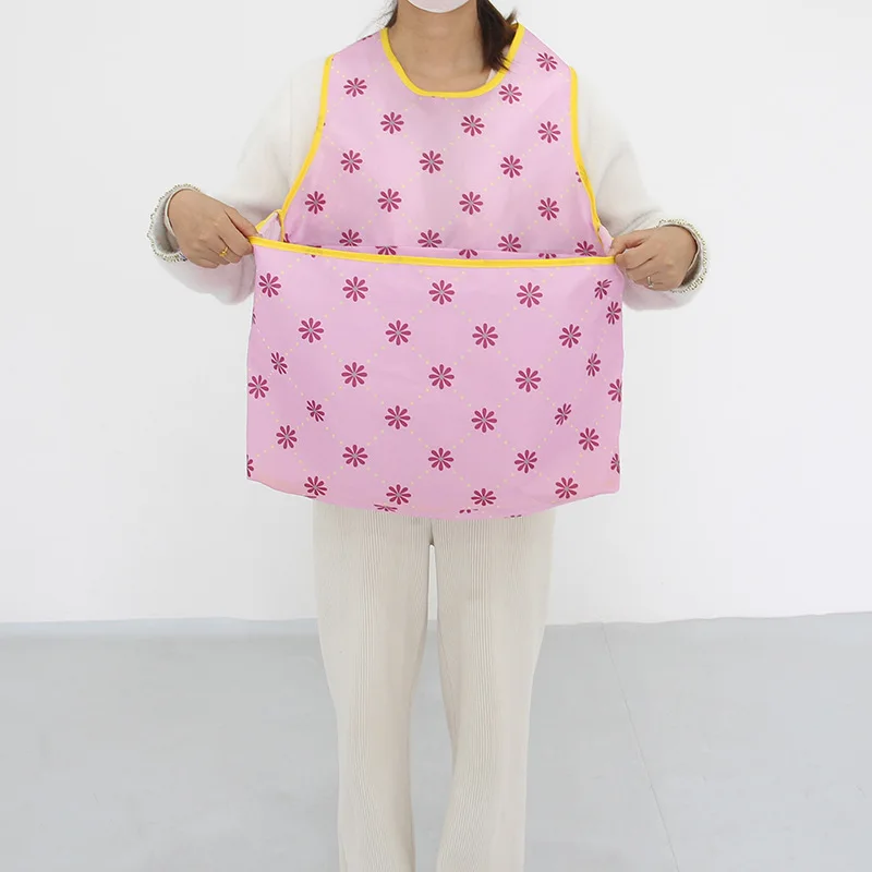 Insulate Cold and Moisture Household Outdoor Sleeveless Laundry Bib Apron Cloth Apron Clothes Drying Apron