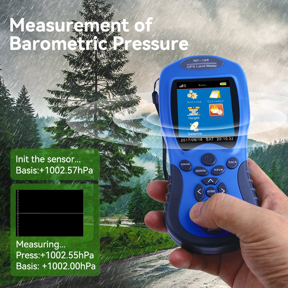 Noyafa NF-198 Land Meter Test Device Survey Equipment Use For Farm Land Surveying Mapping Area Length Measurement Tool 5