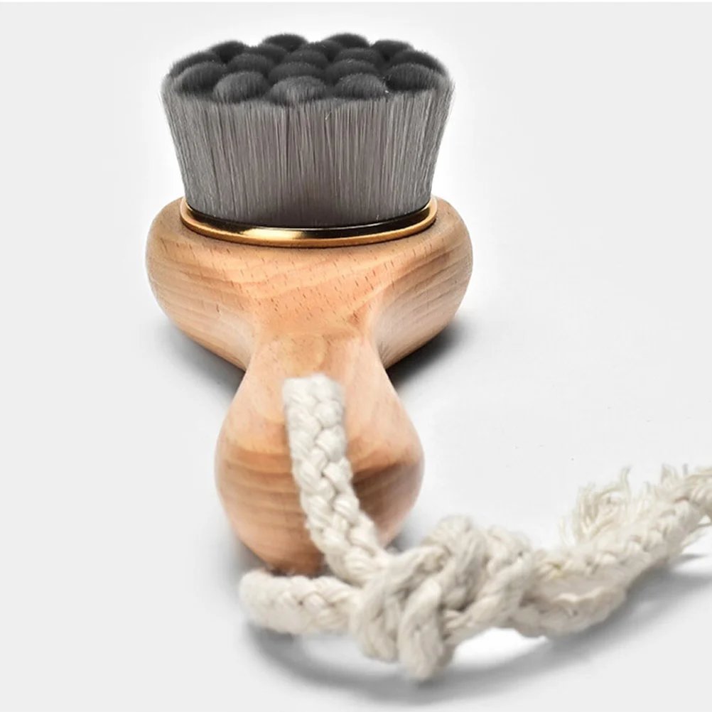 Exfoliating Face Brush Facial Natural for Deep Pore Cleansing Manual Spa Wash Massage Exfoliation Bristle Brush With Wooden treesmile natural sisal exfoliating dry brush wooden massage body brush biodegradable vegetarian bath brush d30