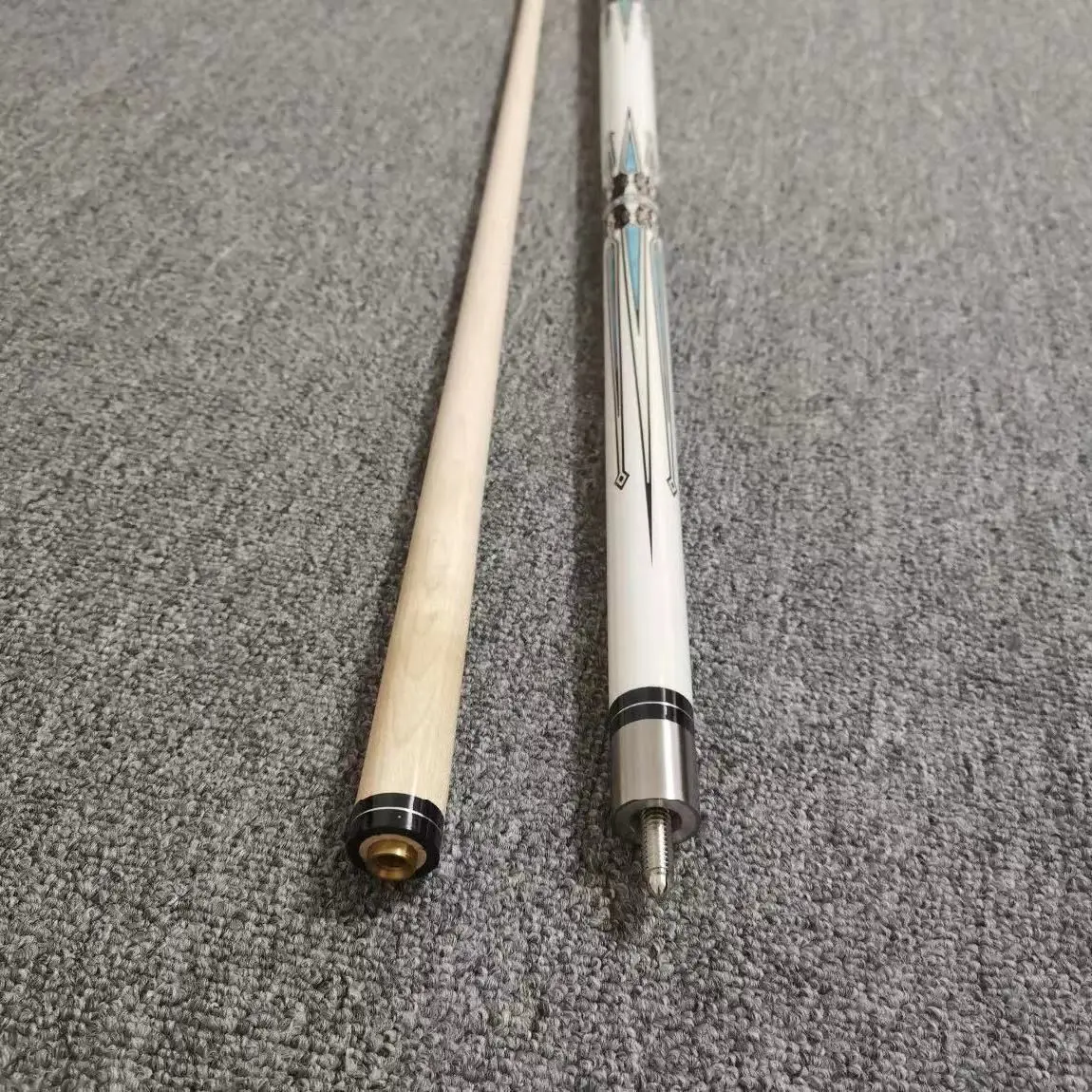 Pool Cue 13mm tip made of maple wood powerful hitting 1pc