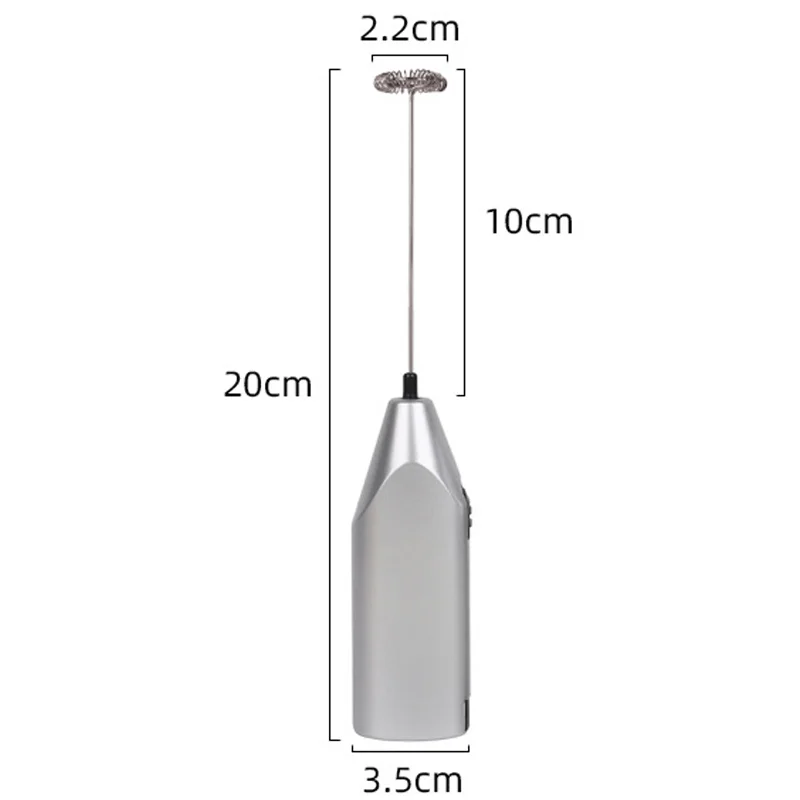 Electric Milk Frother Coffee Egg Beater Cappuccino Stirrer for Kitchen
