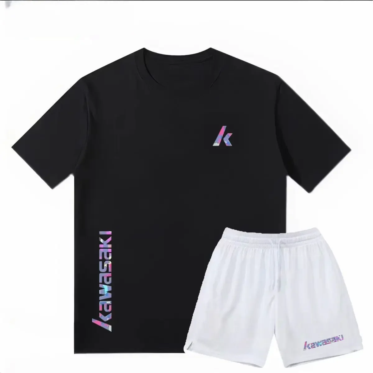Trendy Brand Summer DG Letter Printing New Men's Casual Short-sleeved T-shirt Shorts Set Five-point Pants Top Set Tracksuit