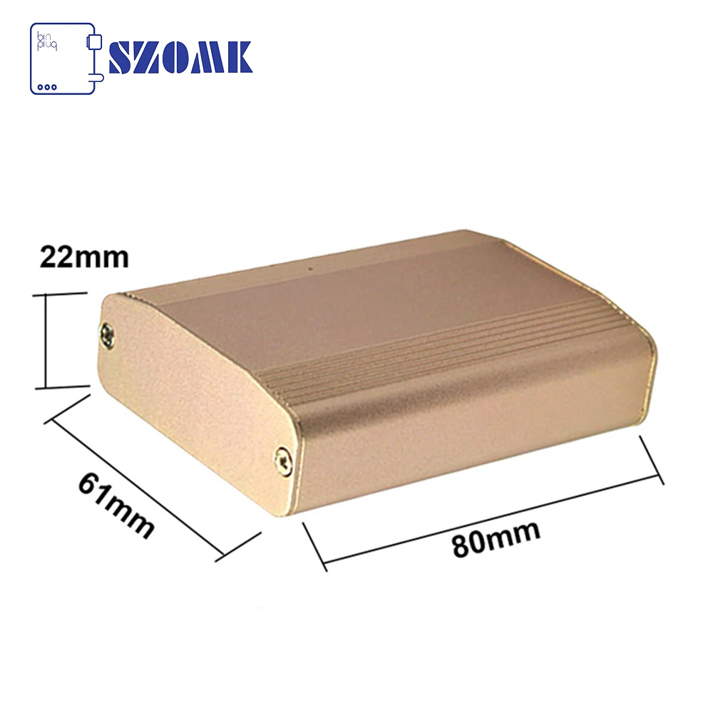 1 Piece 22*61*80mm china market of electronic gps tracker aluminum extrusion manufacturer shell enclosure aluminium diy case