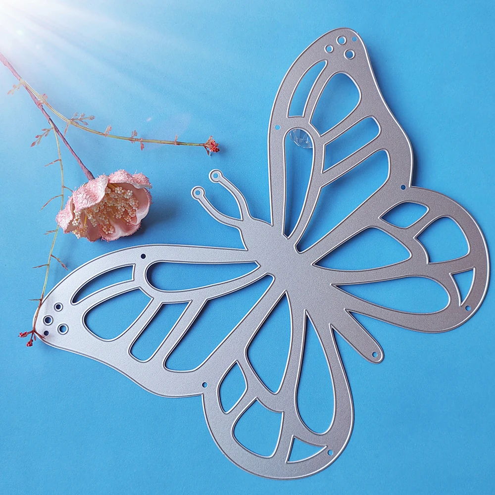Hermoso Troquel De Corte De Mariposa, Troqueles Artesanales, Plantilla