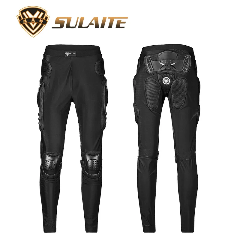 

SULAITE Motorcycle Armor Trousers Motocross Pants Short Armor Knee Crotch Hip Protection Motorbike Riding Racing Equipment Parts