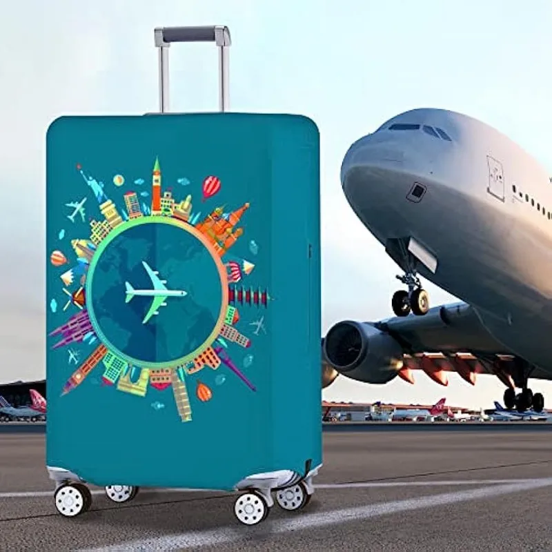 1 Pcs Travel Luggage Protective Cover Anti-scratch Zipper Suit for 18-32 Inch Trolley Cover Travel Accessories