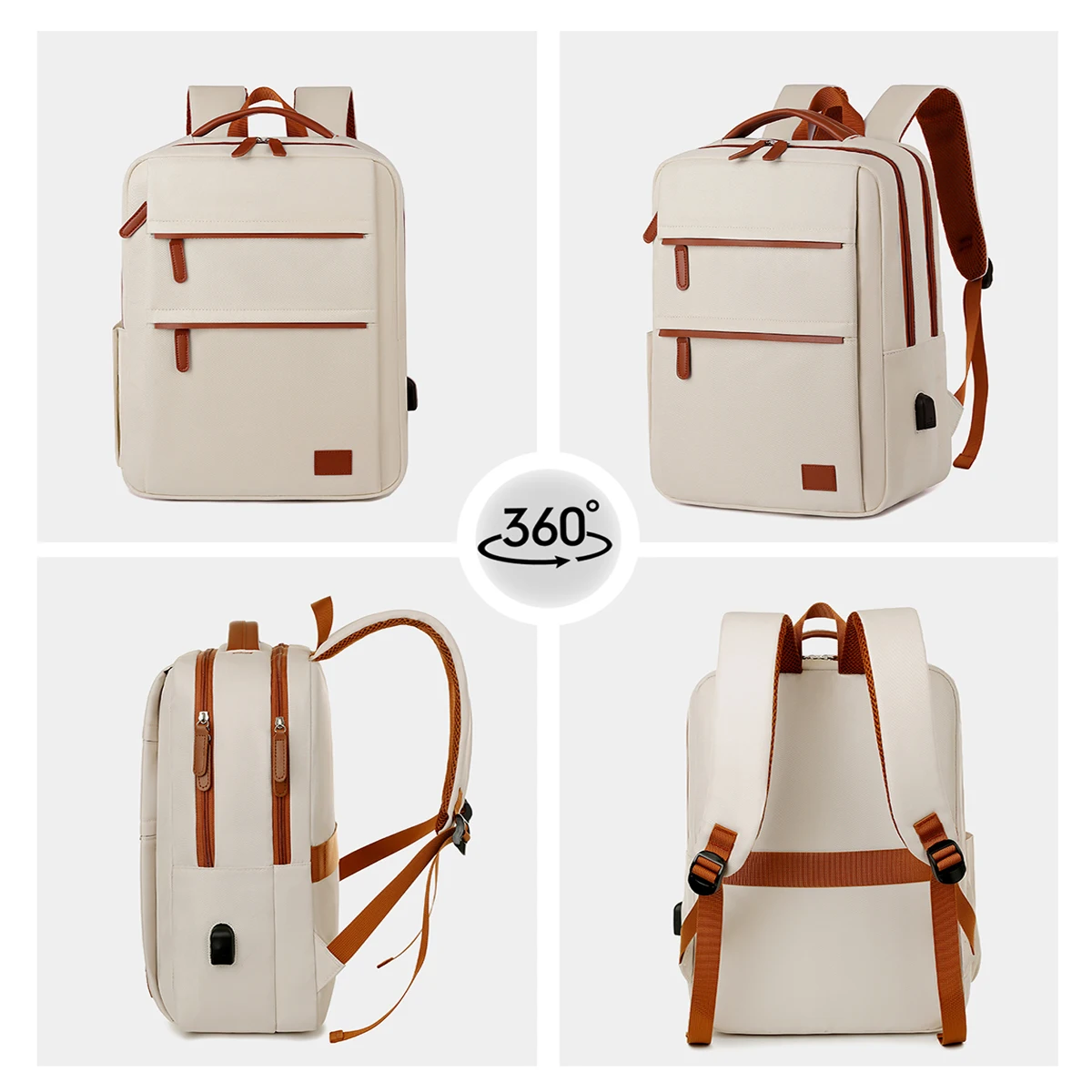 Large-Capacity Travel Multi-Functional Backpack, College Student Bag, Women's Carry-On Bag, No Checked-In Luggage, Computer Business Bag for Men