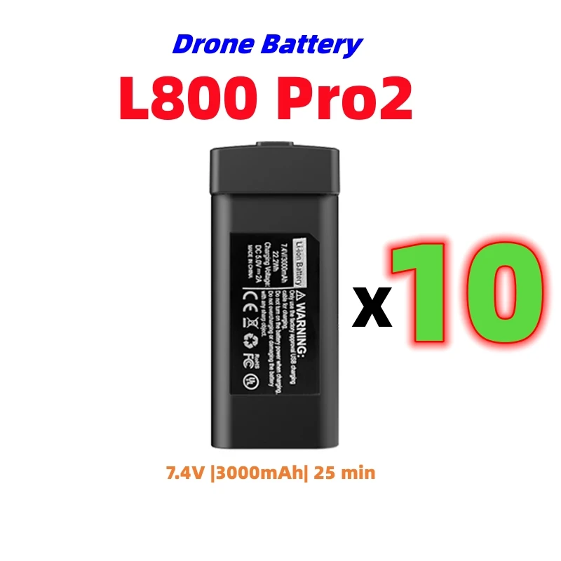 Replacement Lithium Battery JHD LYZRC For L800 Pro2 3000mAh 25 Min Fly Time