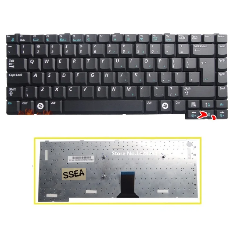 

New Laptop UI Keyboard For Samsung X20 X25 X30 Keyboard