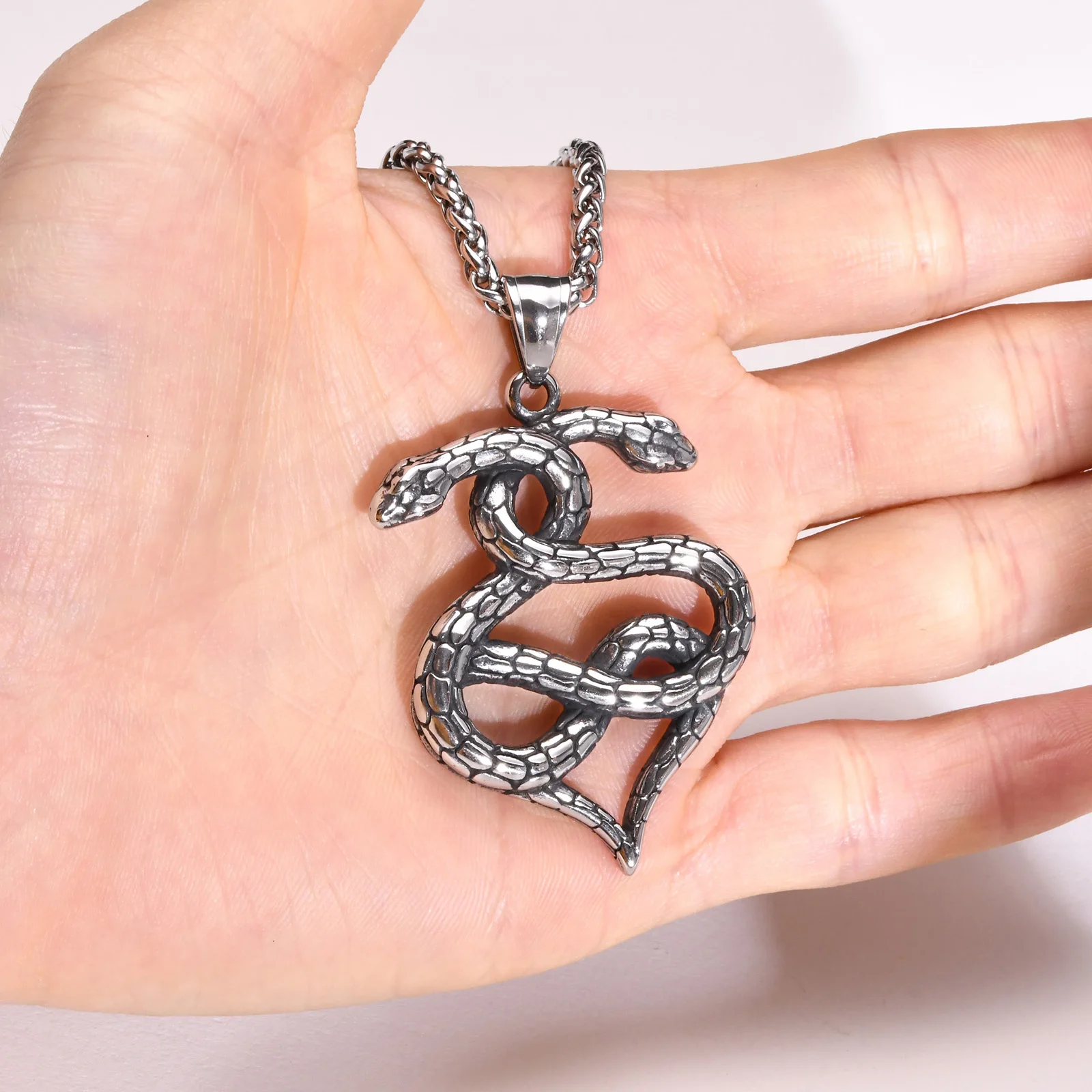 Dropship Greek Mythology Snake Head Medusa Titanium Steel Pendant Men's Hip  Hop Necklace Jewelry to Sell Online at a Lower Price | Doba