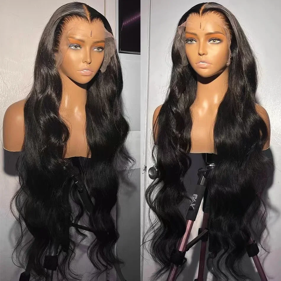 

30 40 Inch 13x6 Hd Body Wave Lace Front Human Hair Wigs Lace Frontal Wig Water Wave Transparent Pre plucked Brazilian Remy Wig
