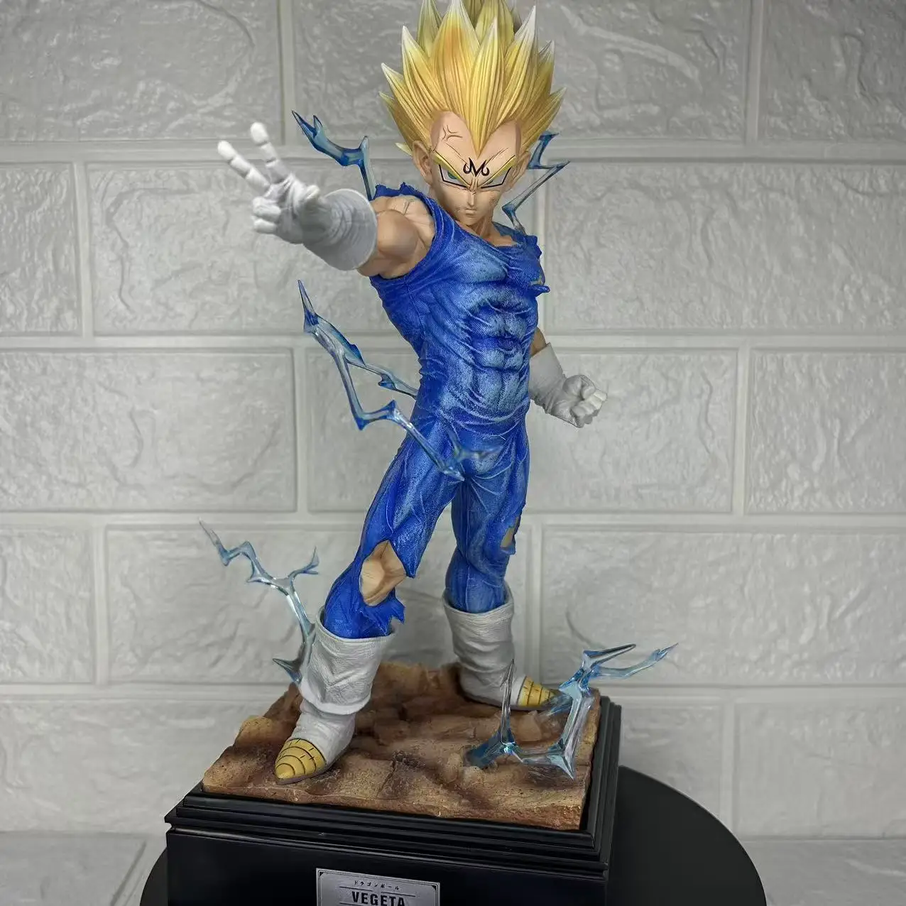 Anime Dragon Ball Demonization Vegeta Figure Super Saiyan Model PVC ...