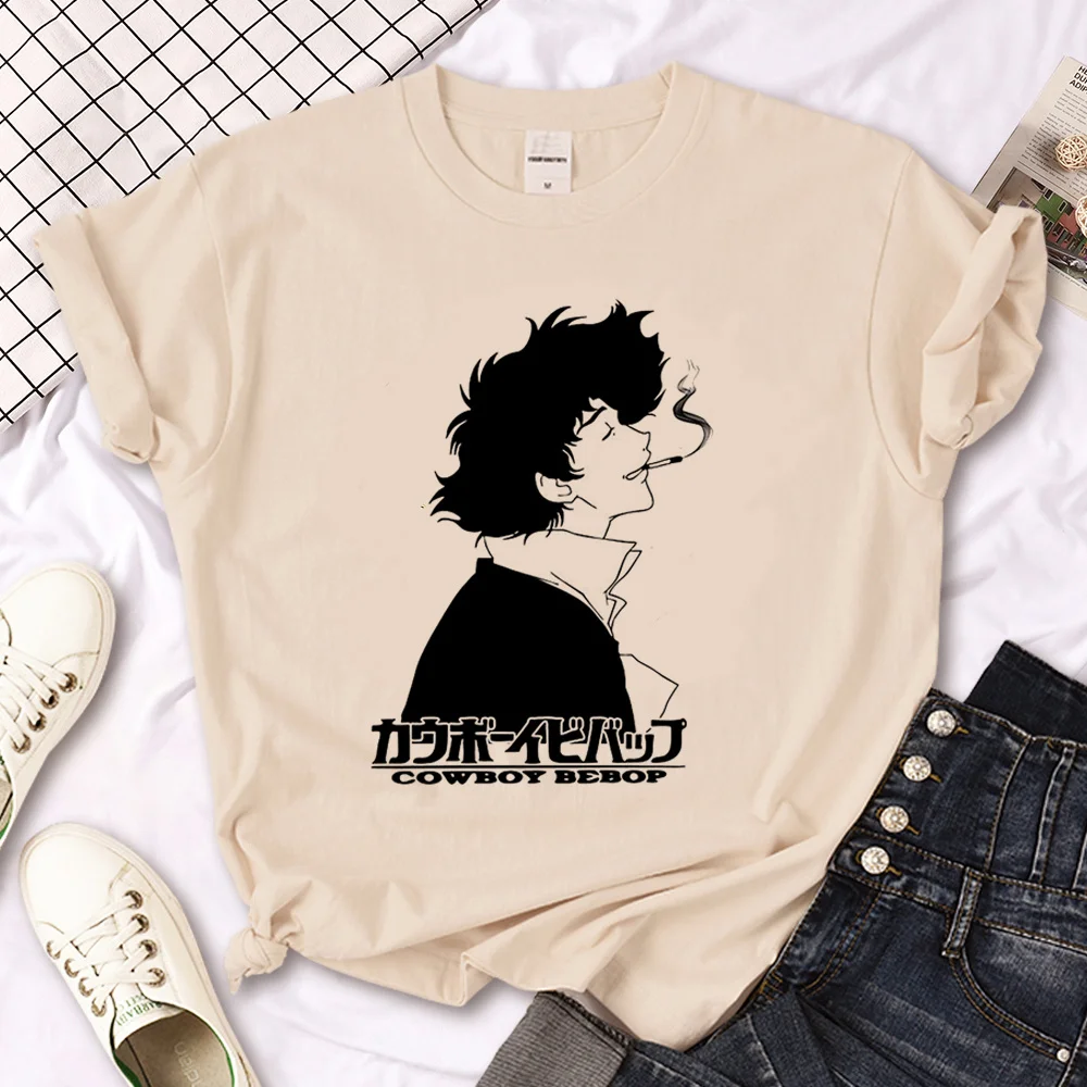 

Cowboy Bebop t-shirts women summer Tee female 2000s Japanese y2k clothes