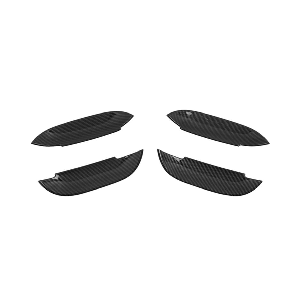 

For Dodge Charger 2015-2020 Car ABS Carbon Fiber Exterior Door Handle Bowls Protector Cover Trim