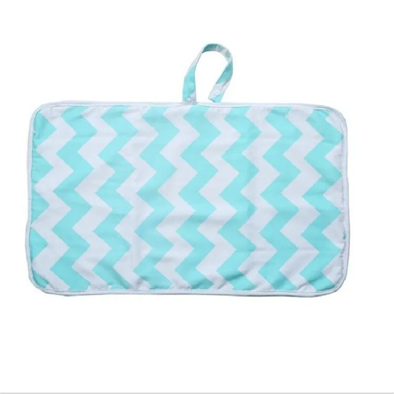 Baby Changing Diaper Pad Cotton Wave Soft Portable Waterproof Insulation Foldable Diaper Changing Mat Baby Care Pads