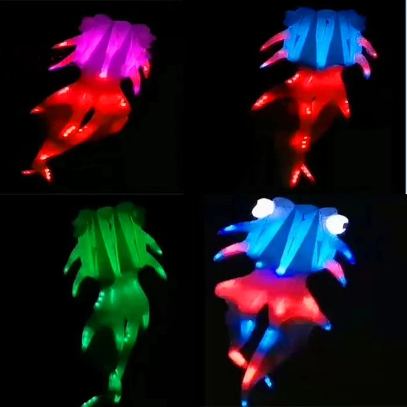 20m led octopus kites flying trilobites kite for adults kite string line windsurfing led fish kites with battery Breezemoon fun 5