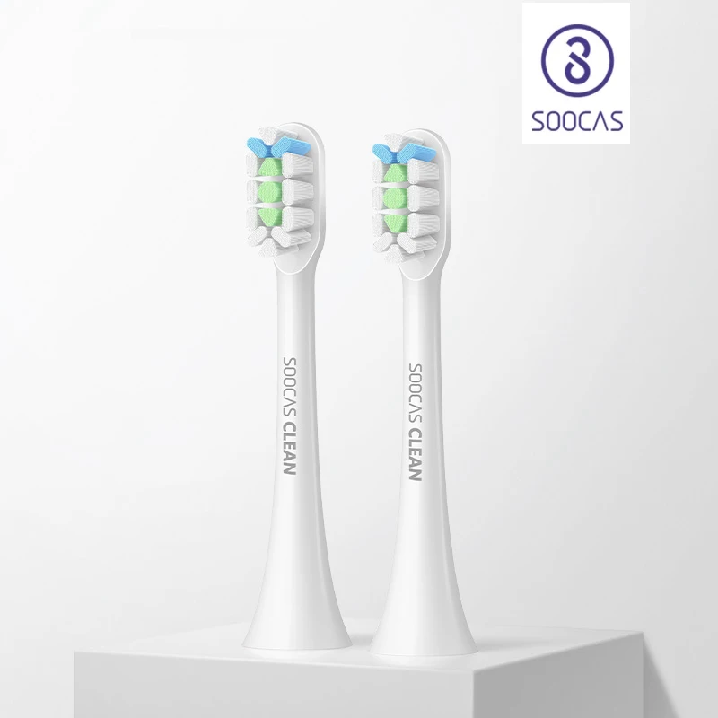 Soocas-cabeças de Escova de Dentes de Substituição Escova Elétrica Sônica Jatos Originais do Bocal Soocare x1 x5