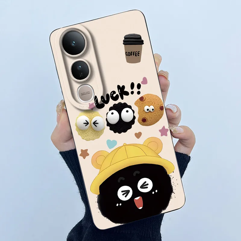 Cute Panda Cat Soft Liquid Silicone Phone Case - Full Protection Back Cover