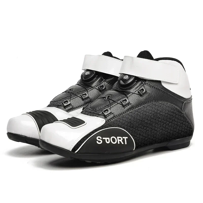Motocross Slip On Shoes Grey