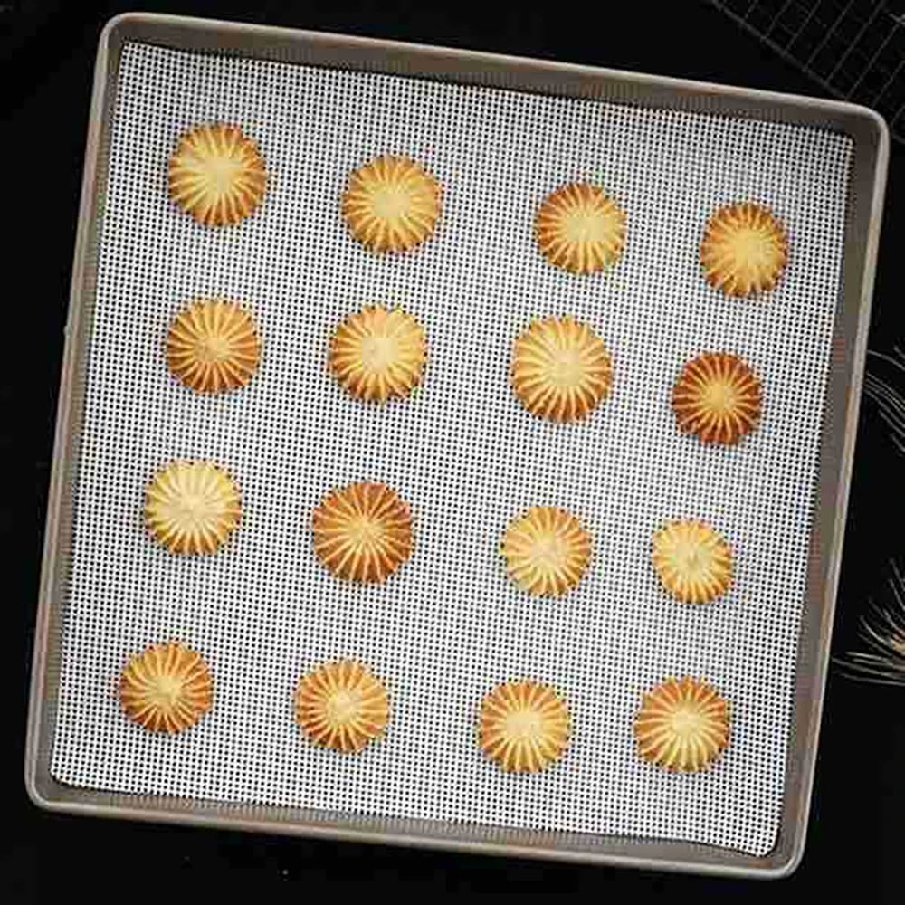 Chuzy Chef Set of 9 Dehydrator Sheets - Baking Mat Teflon Dehydrator Sheet  - 14'' X 14'' Food Dehydrator Tray Liners Non Stick Sheets Baking Mat Food