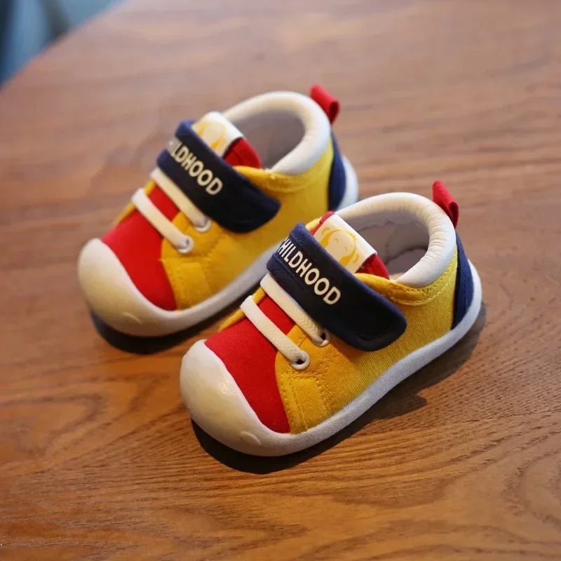 Spring Infant Toddler Shoes Girls Boys Casual Canvas Shoes Soft Bottom Comfortable Non-slip Kid Baby First Walkers Shoes 2