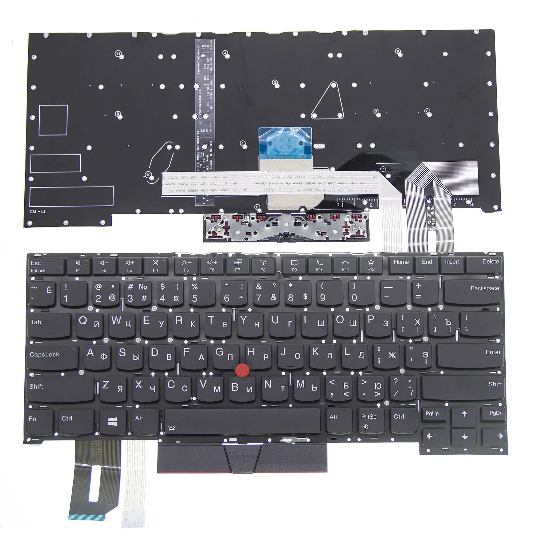 

Новая клавиатура RU US для Lenovo ThinkPad T14S Gen 1 Thinkpad P1 Gen 3 Thinkpad X1 Extreme 3rd Gen 3 с подсветкой на русском и английском языках