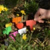 20PCS Plant Markers Plastic Waterproof Labels Stakes 59*98MM Garden Bonsai Succulent Seeding Thick Tag Sign on Soil Paint Sticks 2