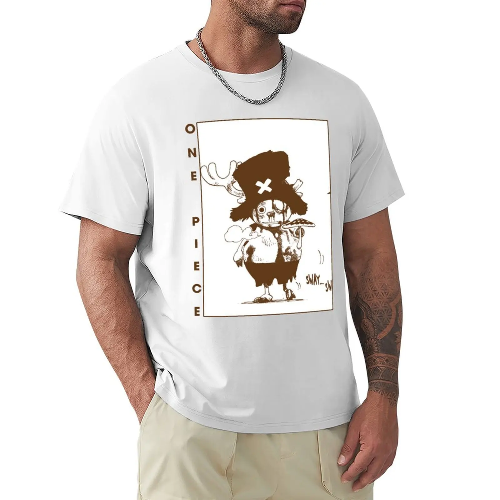 

Chopper Mushroom T-Shirt tops aesthetic clothes quick-drying kawaii clothes mens champion t shirts