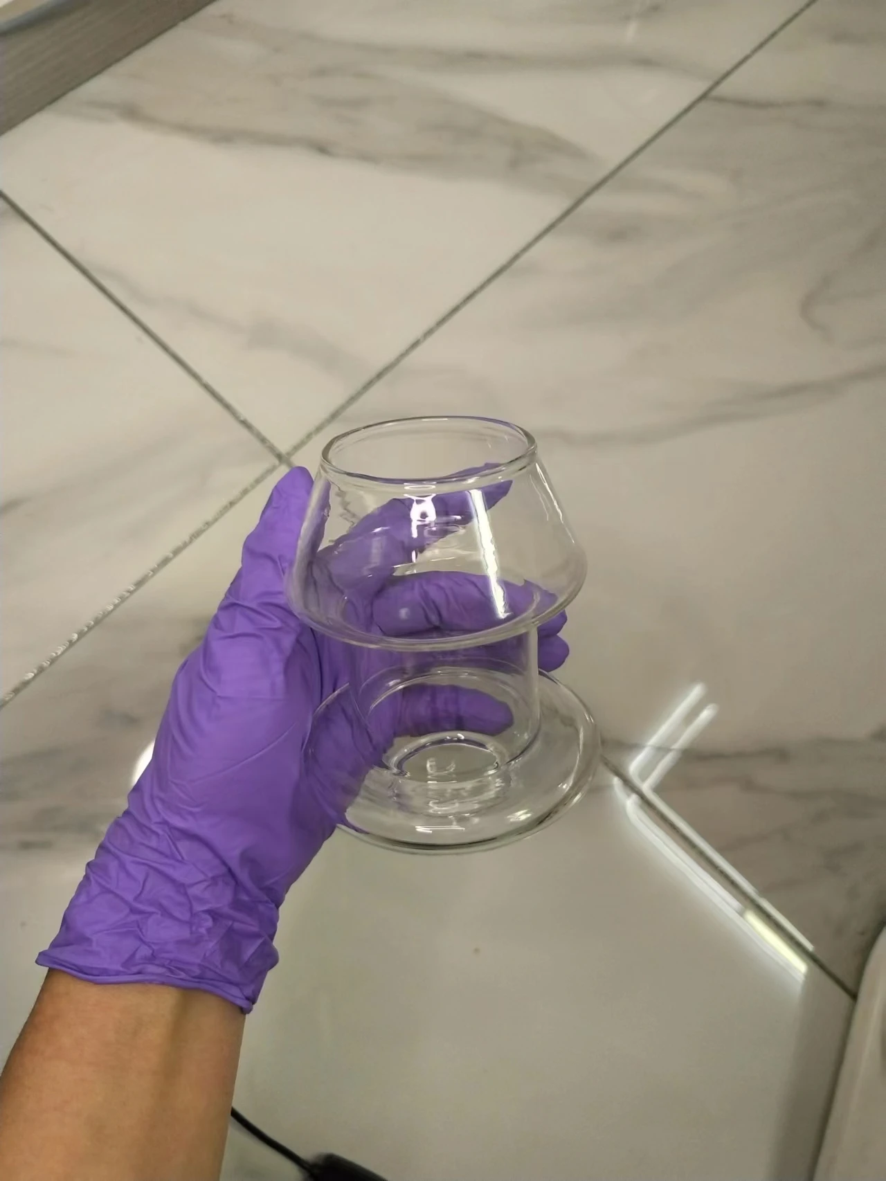VaHppy Glass Tube For Peeking Inside Vagina Hollow Wine Glasses Transparent The Two Ends lead to SM BDSM Sex Toys Adult Products vagina peeking tube