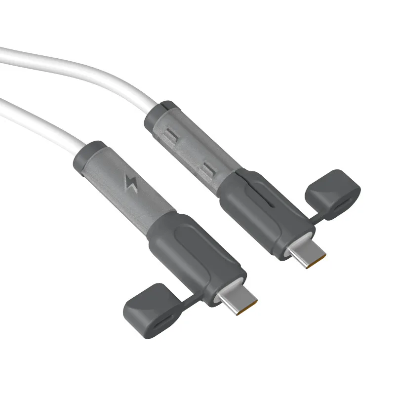 Silicone Soft Cover Type C Charger Cable Protector - Durable and Practical Wire Accessory