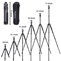 Travel Tripod Travel Tripod for Camera DSLR Aluminum Camera Tripod Stand 33lb Load Capacity 360° Panorama Ball Head Camera Tripo - Image 3